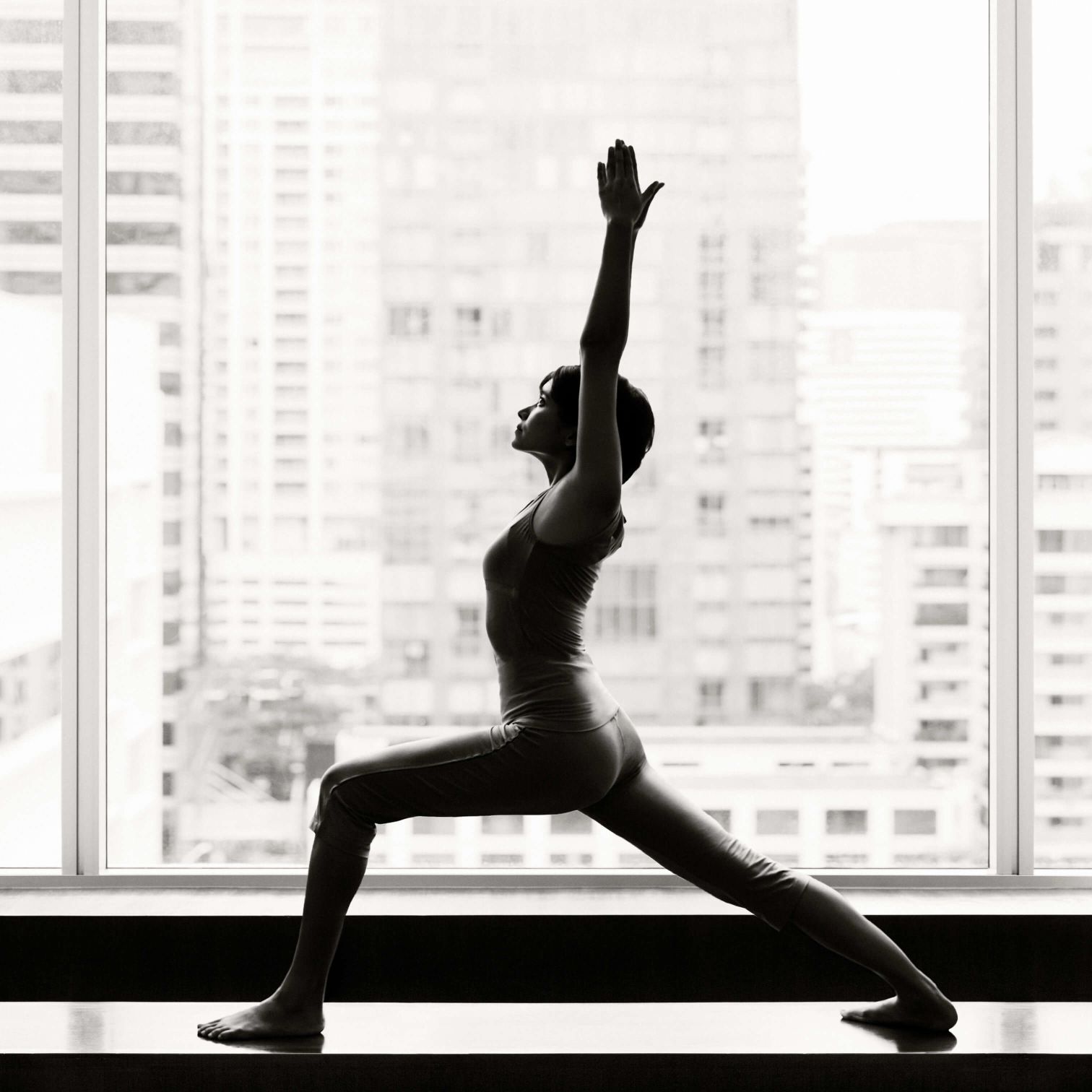 A Woman Doing Yoga